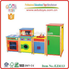 Самые популярные игрушки 2014 деревянная мебель комплект игрушек с деревянной китайской кухонной игрушкой